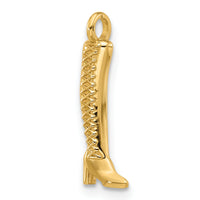 14k Fancy Thigh High Boot-D5700
