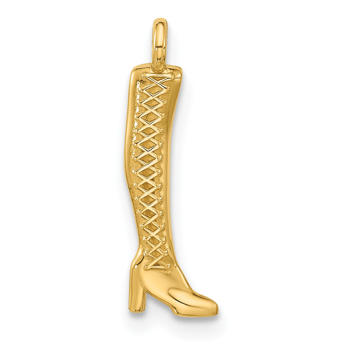 14k Fancy Thigh High Boot-D5700