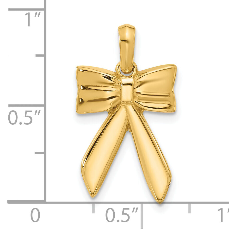 14k Fancy Full Hair Bow-D5702