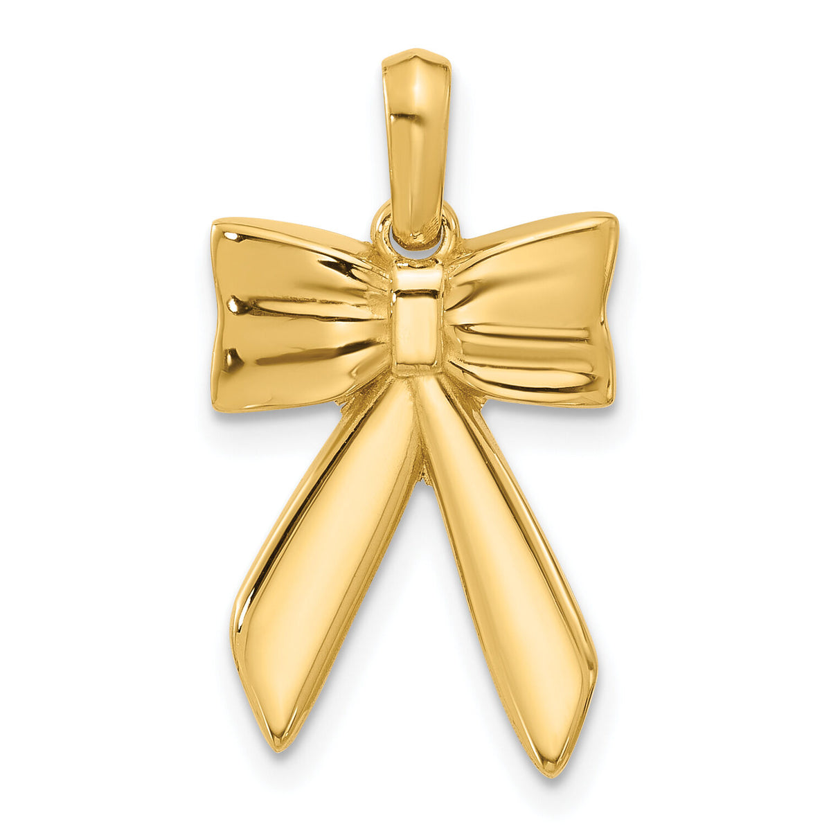 14k Fancy Full Hair Bow-D5702
