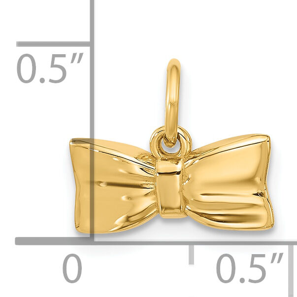 14k Fancy Half Hair Bow-D5703