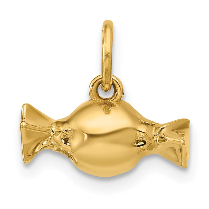 14ky Fancy Taffy Charm-D5705