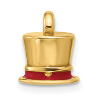 14ky Fancy Top Hat Charm-D5708