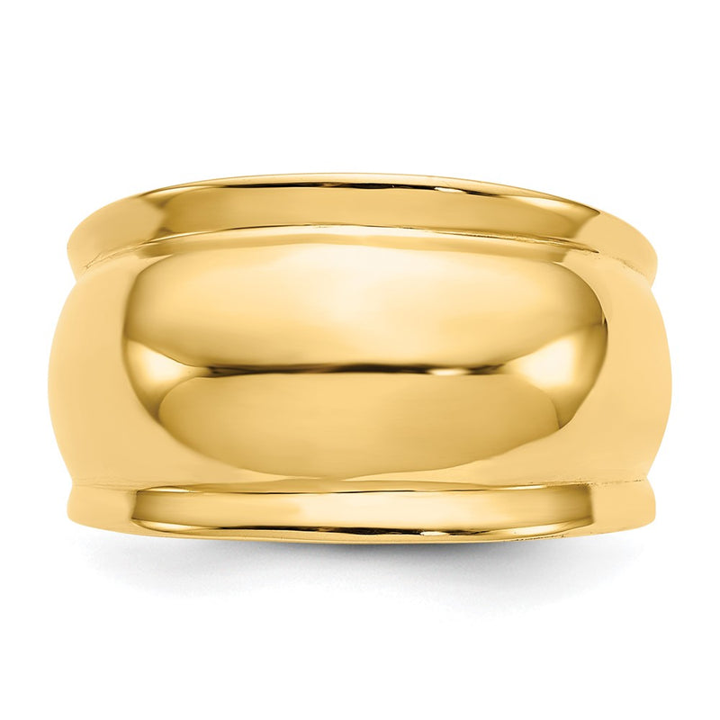 14k Polished Dome Ring-D571