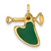14ky Fancy Gua Sha with Facial Roller Charm-D5710