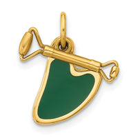 14ky Fancy Gua Sha with Facial Roller Charm-D5710