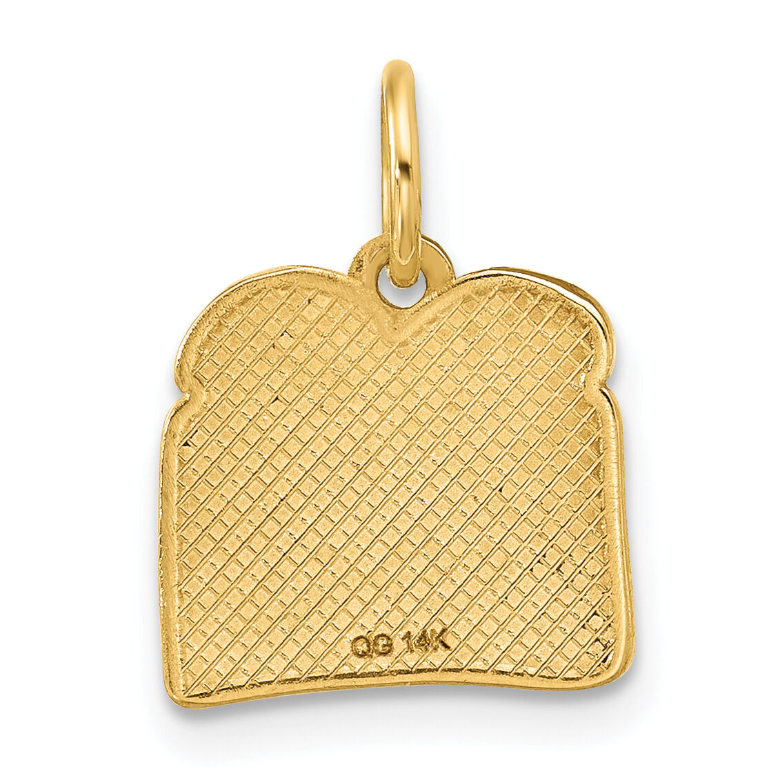 14ky Fancy Toast and Jam Charm-D5711