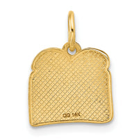 14ky Fancy Toast and Jam Charm-D5711