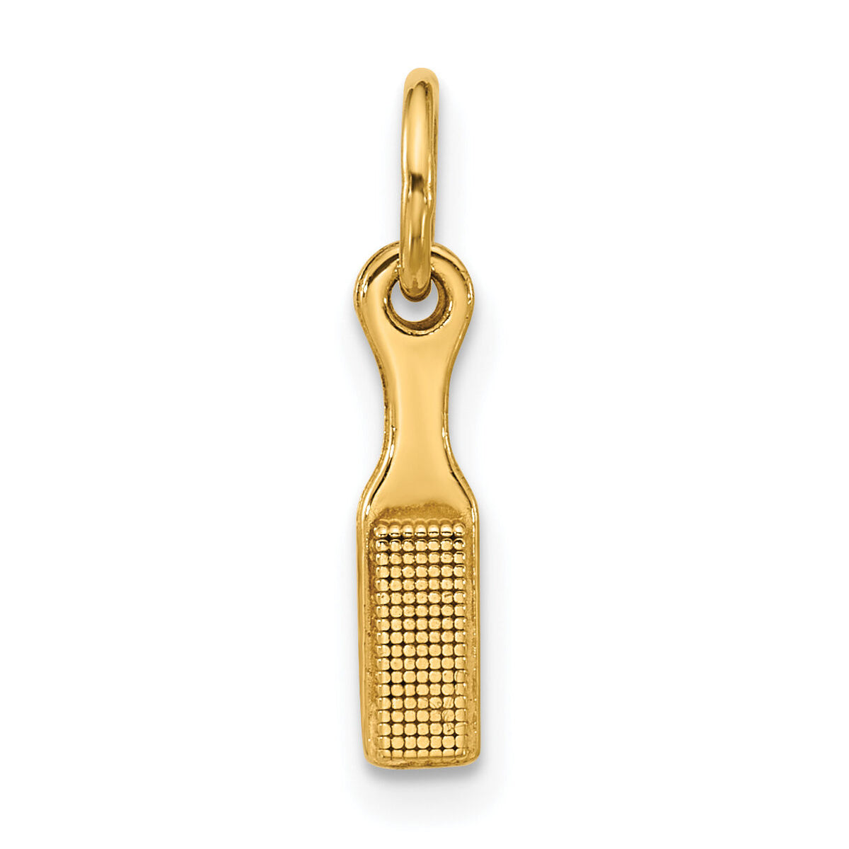 14ky Fancy Hairbrush Charm-D5714