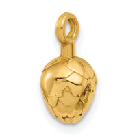 14ky Fancy Artichoke Charm-D5715