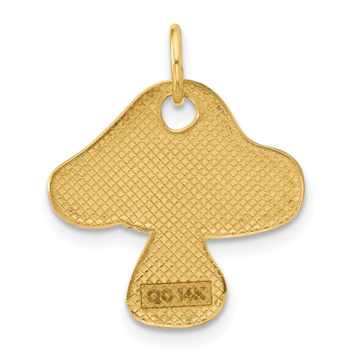 14ky Flat Toadstool Charm-D5719