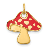 14ky Flat Toadstool Charm-D5719