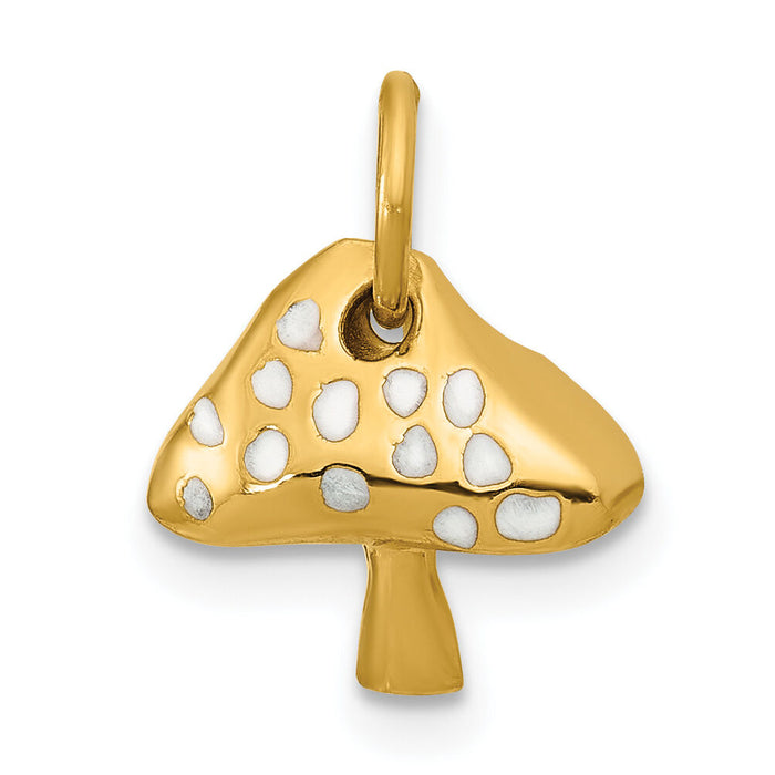14ky Curvy Toadstool Charm-D5720