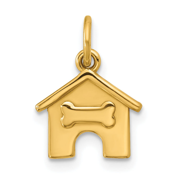 14ky Dog House Charm-D5726