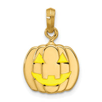 14ky Jack O'Lantern Pendant-D5727