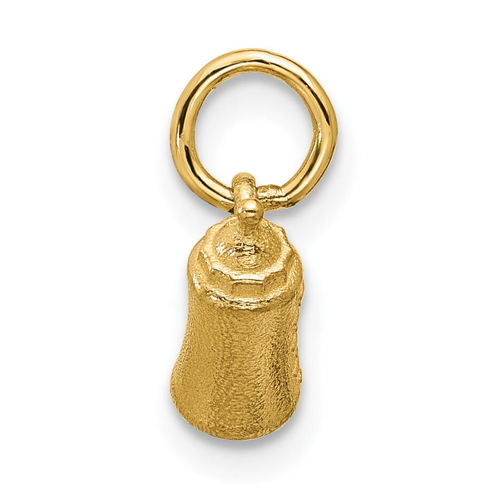 14K Polished Baby Bottle Pendant-D5769