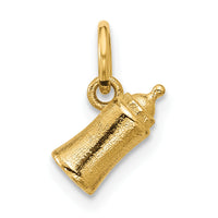 14K Polished Baby Bottle Pendant-D5769