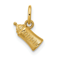 14K Polished Baby Bottle Pendant-D5769