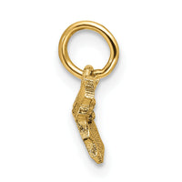 14K Polished Holly Pendant-D5777