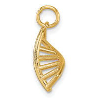 14K Polished DNA Pendant-D5782