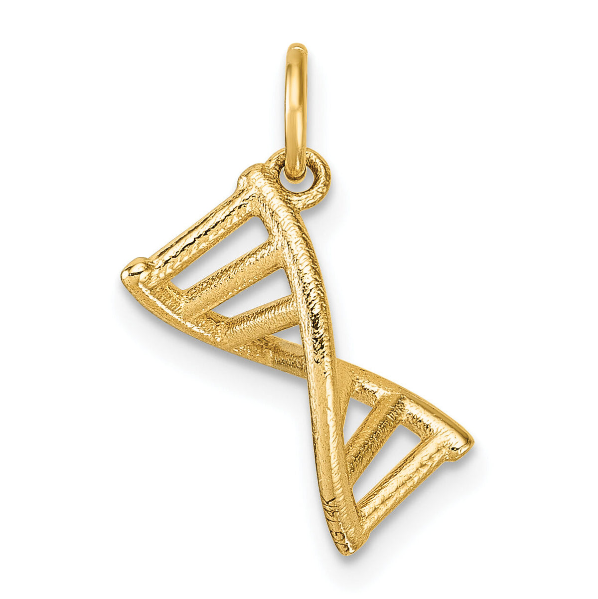 14K Polished DNA Pendant-D5782