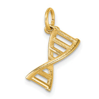 14K Polished DNA Pendant-D5782