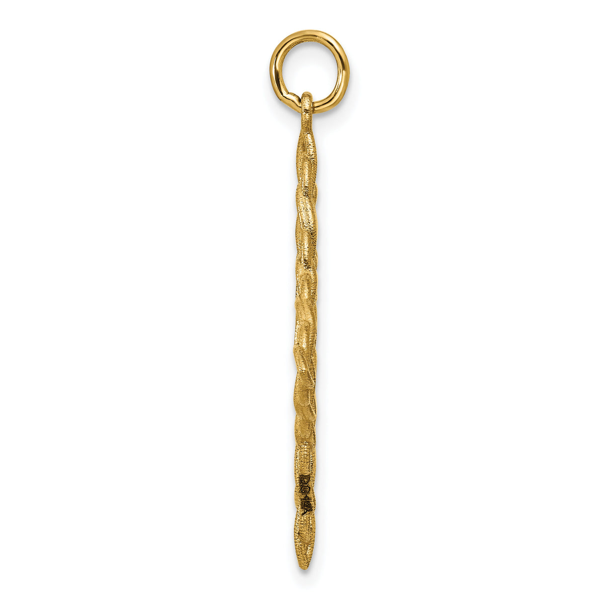 14K Polished Celtic Knot Pendant-D5783