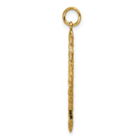 14K Polished Celtic Knot Pendant-D5783