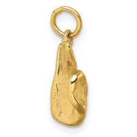 14K Polished OK Hand Pendant-D5801
