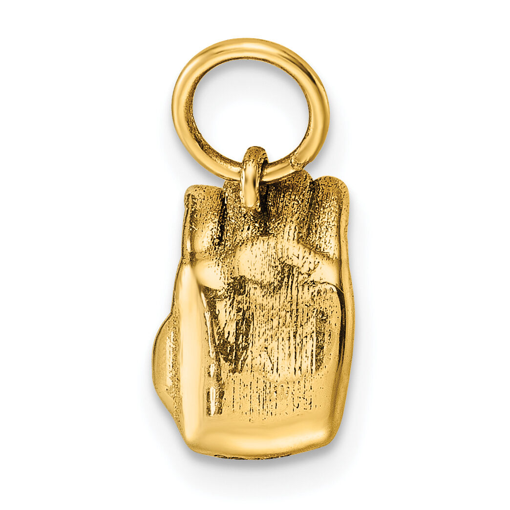 14K American Sign Language Alphabet Fingerspelling Sign C Pendant-D5808C