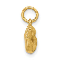 14K American Sign Language Alphabet Fingerspelling Sign E Pendant-D5808E