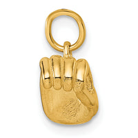 14K American Sign Language Alphabet Fingerspelling Sign O Pendant-D5808O