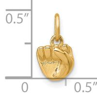 14K American Sign Language Alphabet Fingerspelling Sign S Pendant-D5808S