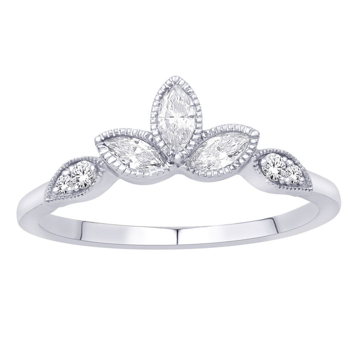 White Gold Diamond Ring