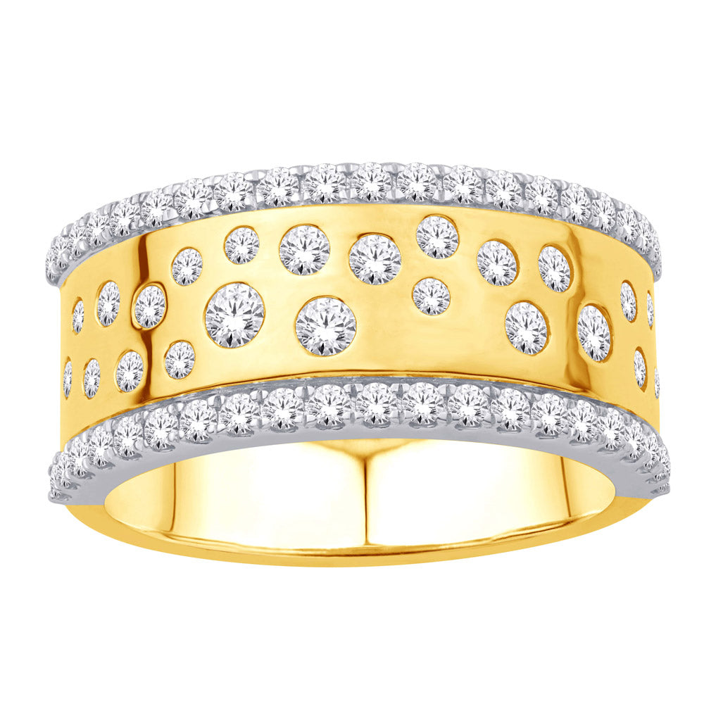 Yellow & White Gold Diamond Ring