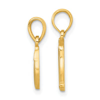 14K Polished Banana and Apple Pendant-D5830