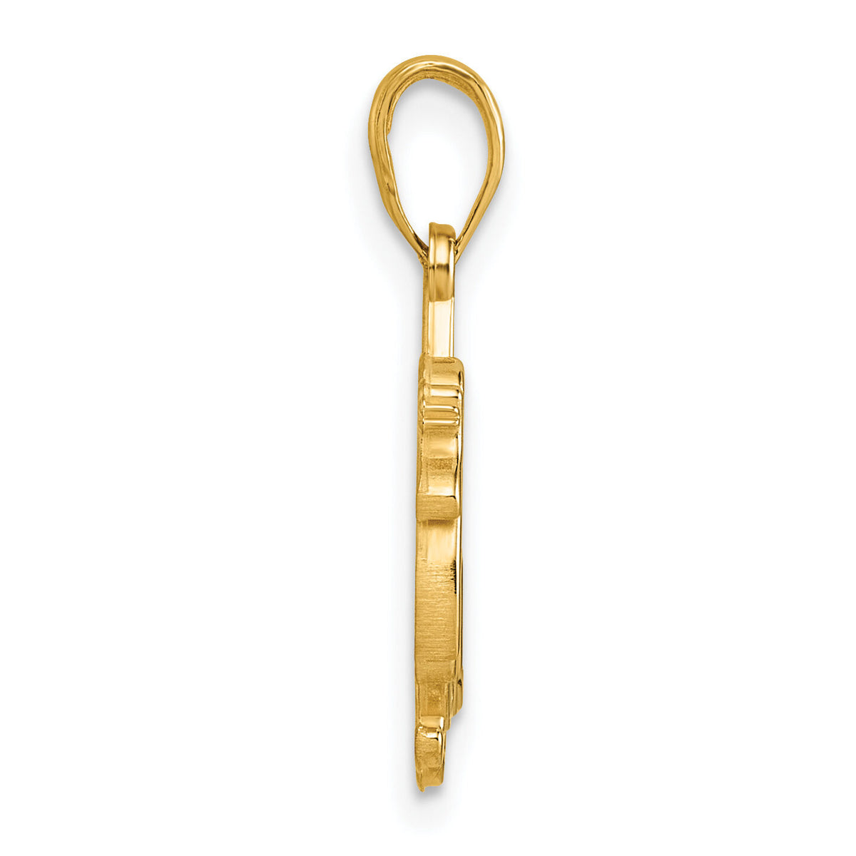 14K Polished Turkey Pendant-D5843