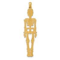 14K Polished Skeleton Pendant-D5850