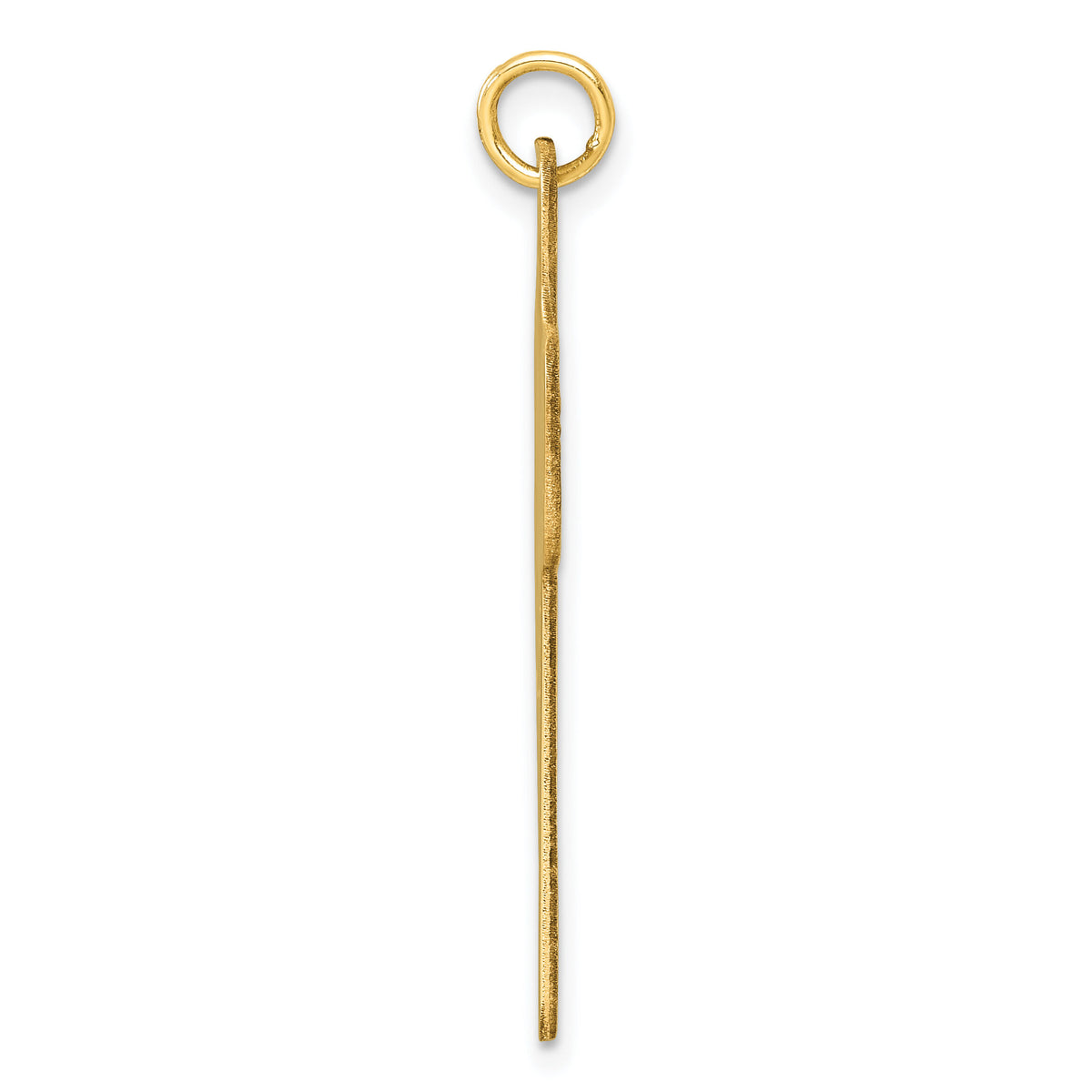 14k Polished Cross Charm-D5869