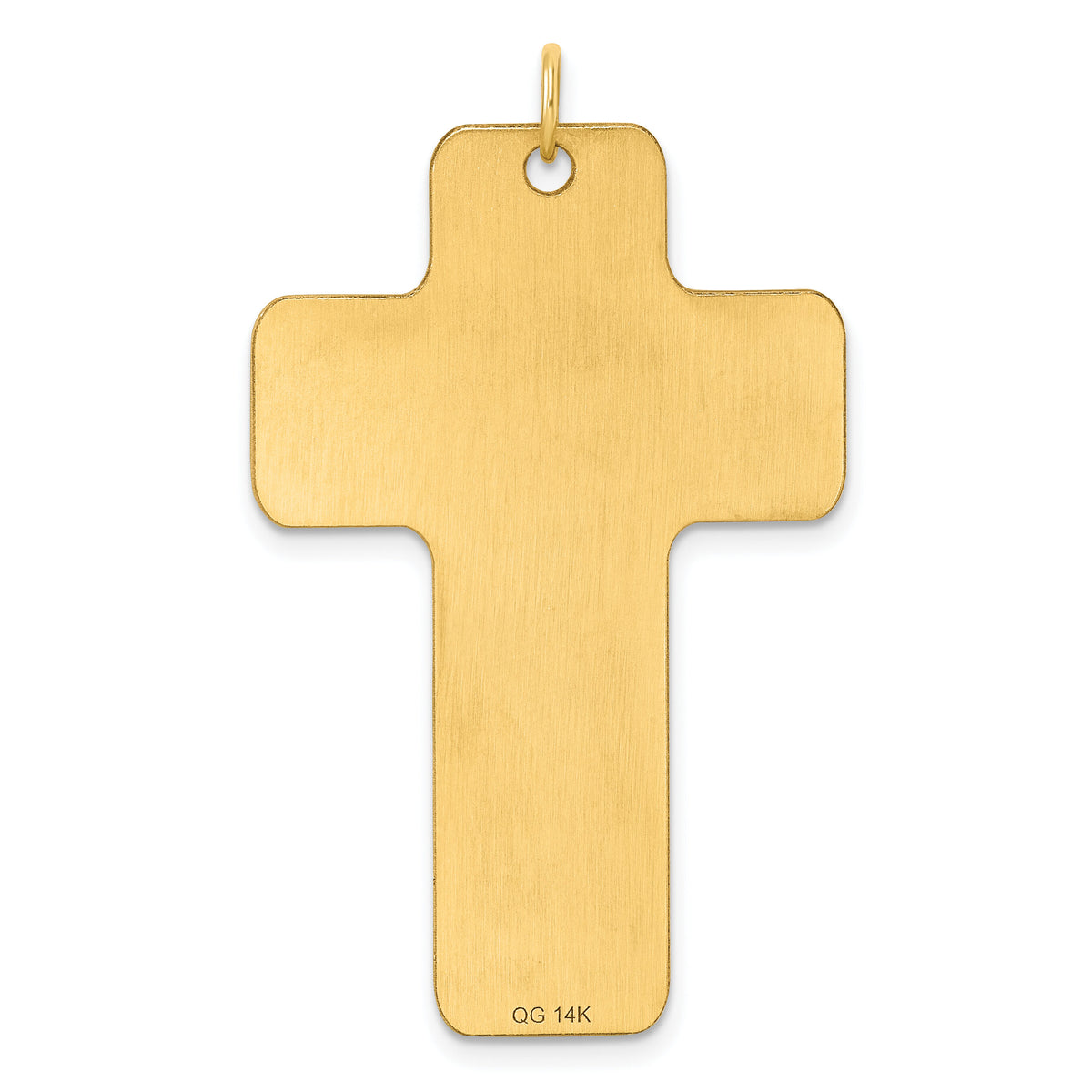 14k Polished Cross Charm-D5870