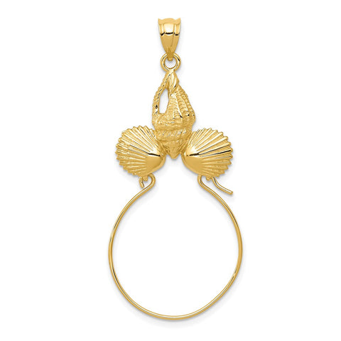 GOLD CHARM HOLDER PENDANT