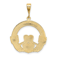 14k Claddagh Pendant-D664
