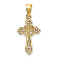 14k Celtic Cross Pendant-D863