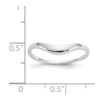 14k White Gold Swirl Ring-D900