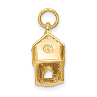 14k 3-D Church Charm-D987