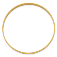 14k 6mm Solid Polished Half-Round Slip-On Bangle-DB310
