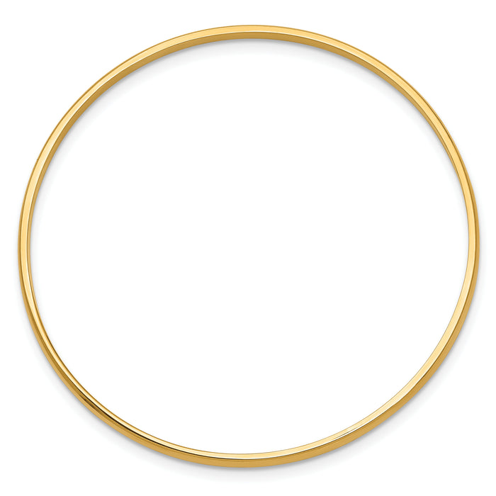 14k Slip-on Baby Bangle Bracelet-DB391