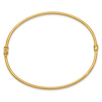 14K Hinged Bangle Bracelet-DB495