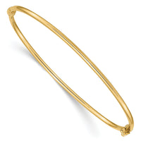 14K Hinged Bangle Bracelet-DB495