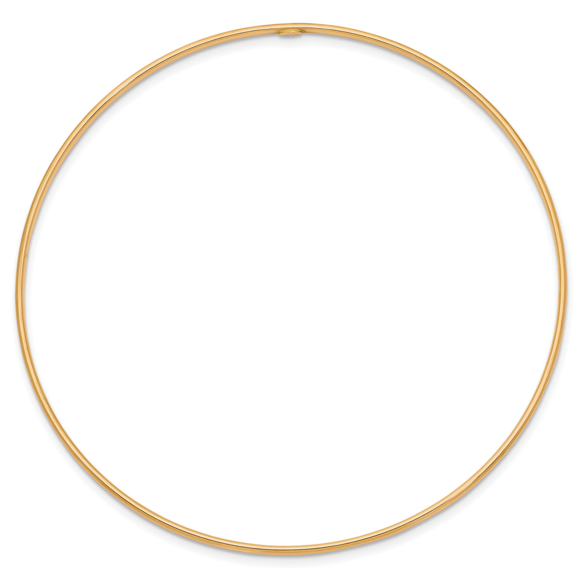 14k 1.5mm Polished Slip-on Bangle Bracelet-DB538